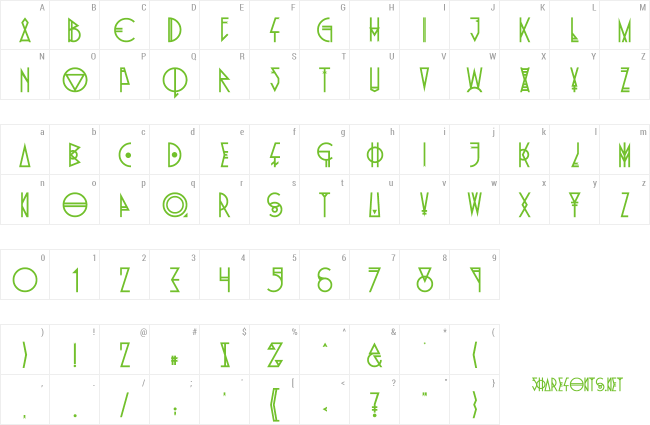 Font Pride Of The Young preview